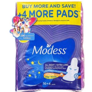 Modess All Night with Wings 20’s