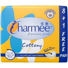 Charmee Sanitary Napkin All Flow 8's