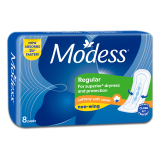 Modess Regular Maxi with Wing 8's