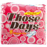 Those Days Sanitary Napkin with Wings 8's