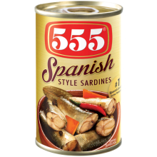 555 Spanish Style Sardines 155g