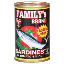 Family Sardines Green Tomato Sauce 155g