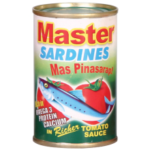 Master Sardines Green in Tomato Sauce 155g