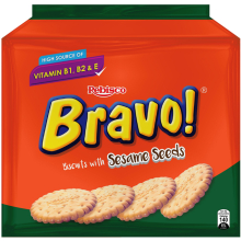 Bravo Biscuit with Sesame Seeds 30g/10's
