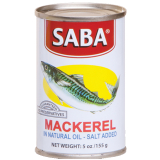 Saba Mackerel in Natural Oil 155g