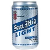 San Miguel Beer Light in Can 330ml