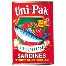 Uni-Pak Premium Sardines Red 155g