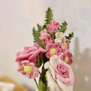 Crocheted Flower Bouquet