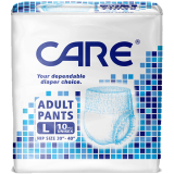 Care Adult Diaper Pants Large 10's