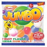 Columbia's Gum Jumbo Fruit Flavor 50's