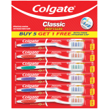 Colgate Toothbrush Classic Hangmat 6's