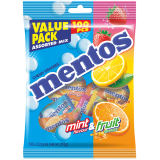 Mentos Candy Mint and Fruits Bag 100's