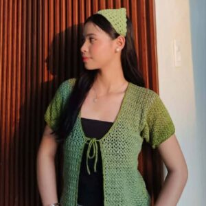 Crochet Cardigan Unisex Small