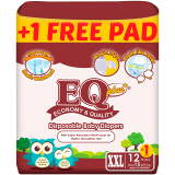 EQ Diaper Plus XXL 12+1's