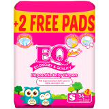 EQ Diaper Plus Small 36+2's