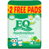 EQ Diaper Plus Medium 32+2's