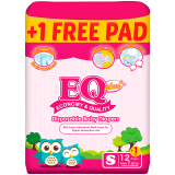 EQ Diaper Plus Small 12+1's