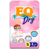 EQ Diaper Dry Small 4's