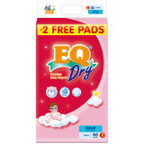 EQ Diaper Dry Jumbo Pack Small 60+2's