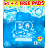EQ Diaper Colors L 54+4's