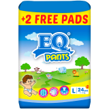 EQ Diaper Pants Large 24+2's