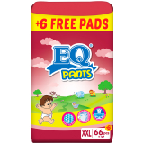 EQ Diaper Pants XXL 66+6's