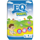 EQ Diaper Pants Large 4's